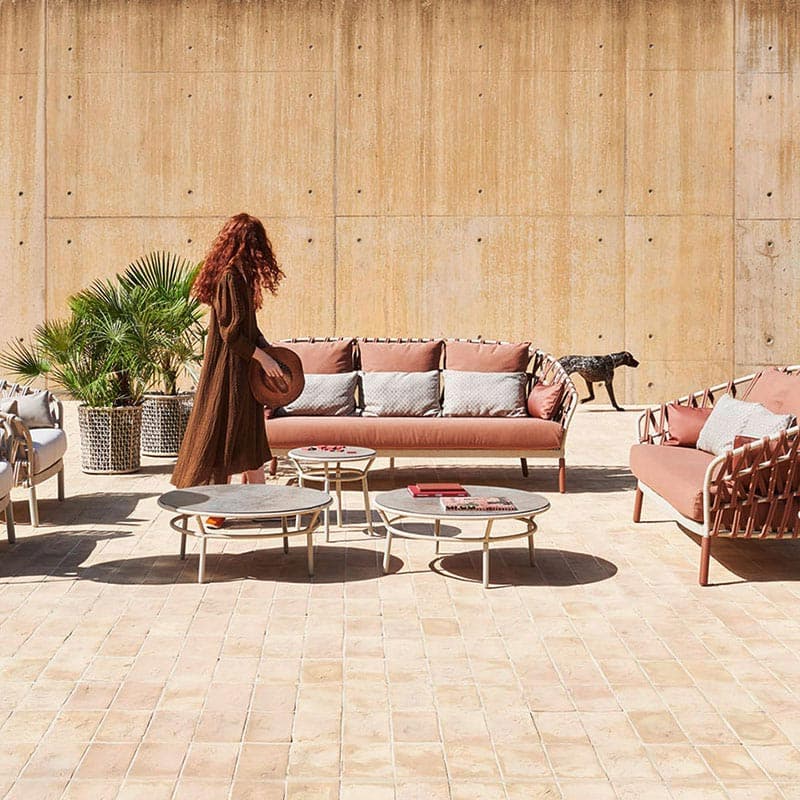 Emma Cross Outdoor Sofa by Varaschin