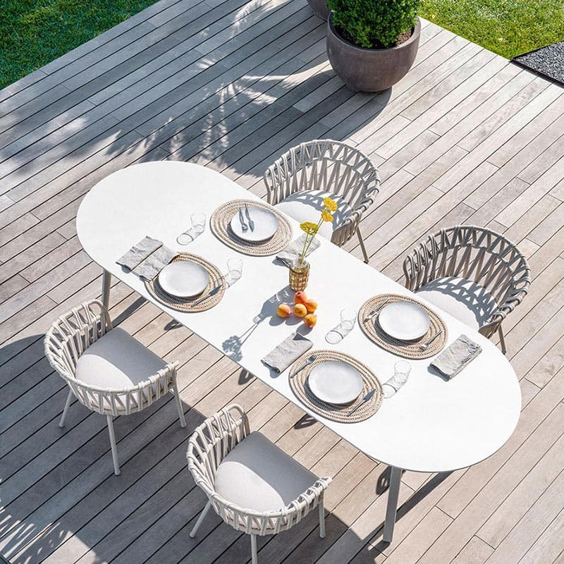 Emma Outdoor Table by Varaschin