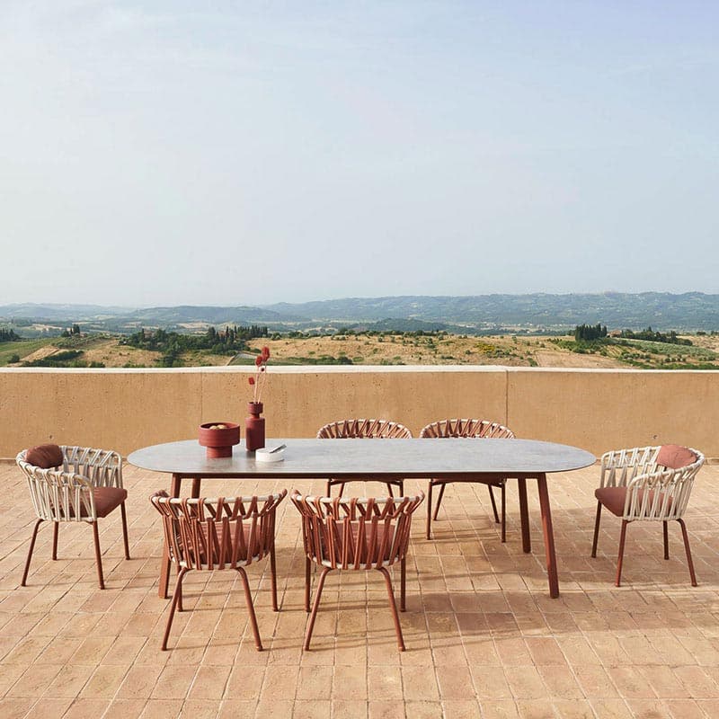 Emma Outdoor Table by Varaschin