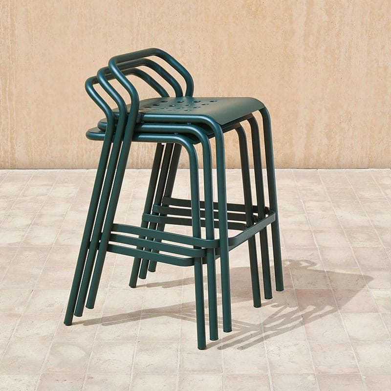 Noss Outdoor Barstool by Varaschin