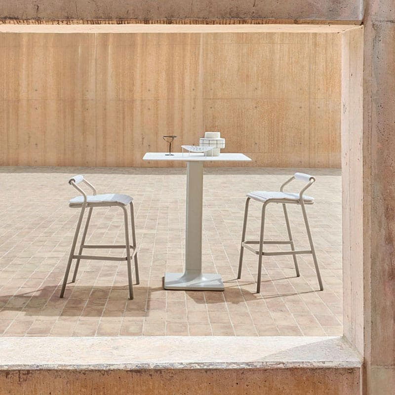 Noss Outdoor Barstool by Varaschin