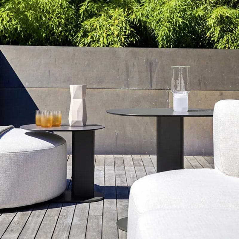 Plinto Outdoor Side Table by Varaschin