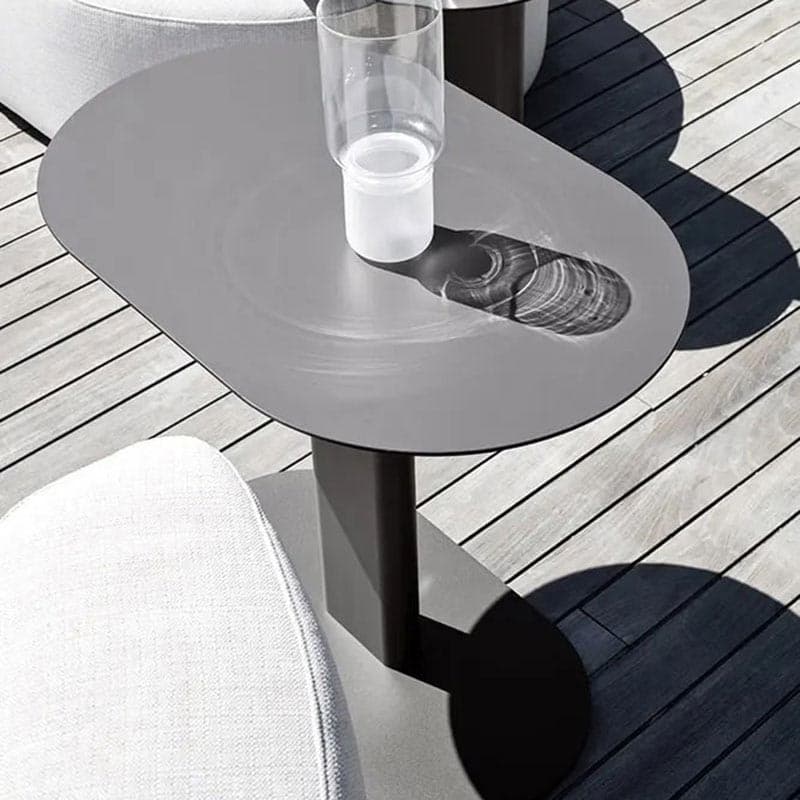 Plinto Outdoor Side Table by Varaschin