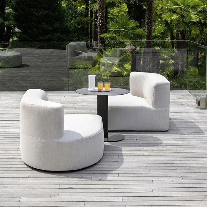 Plinto Outdoor Side Table by Varaschin