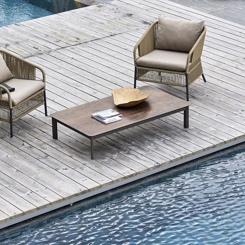 System Outdoor Coffee Table by Varaschin