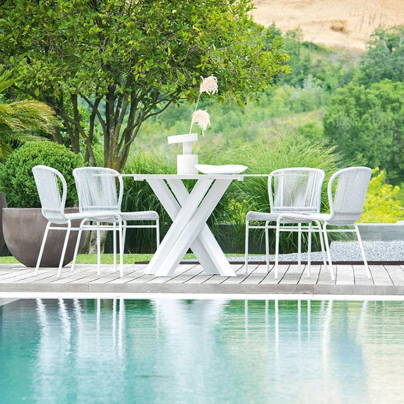 System Star Outdoor Table by Varaschin