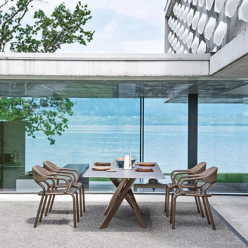 System Star Outdoor Table by Varaschin