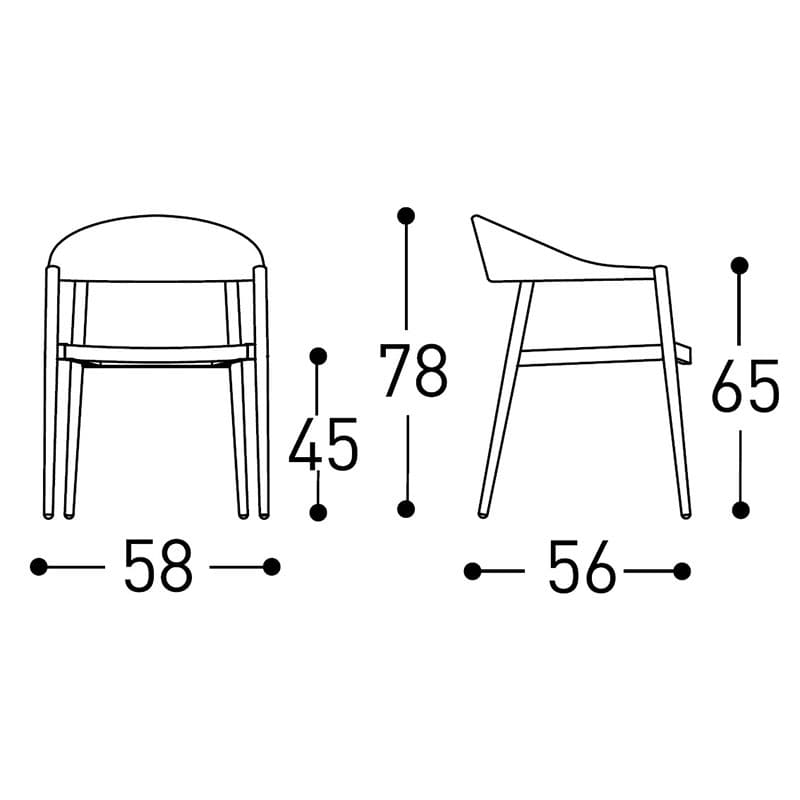 Clever Outdoor Armchair by Varaschin