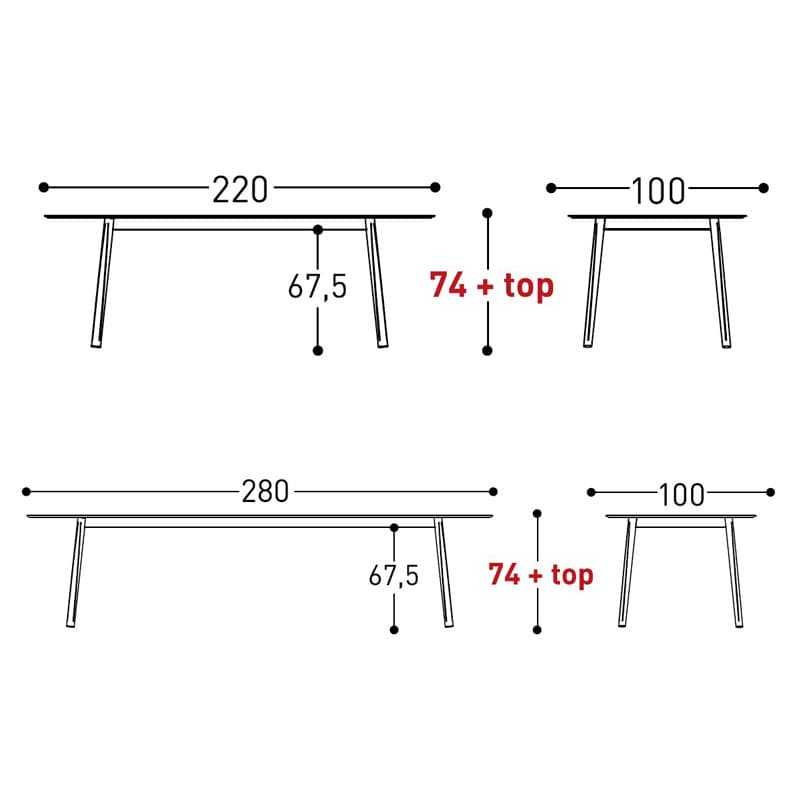 Emma Outdoor Table by Varaschin