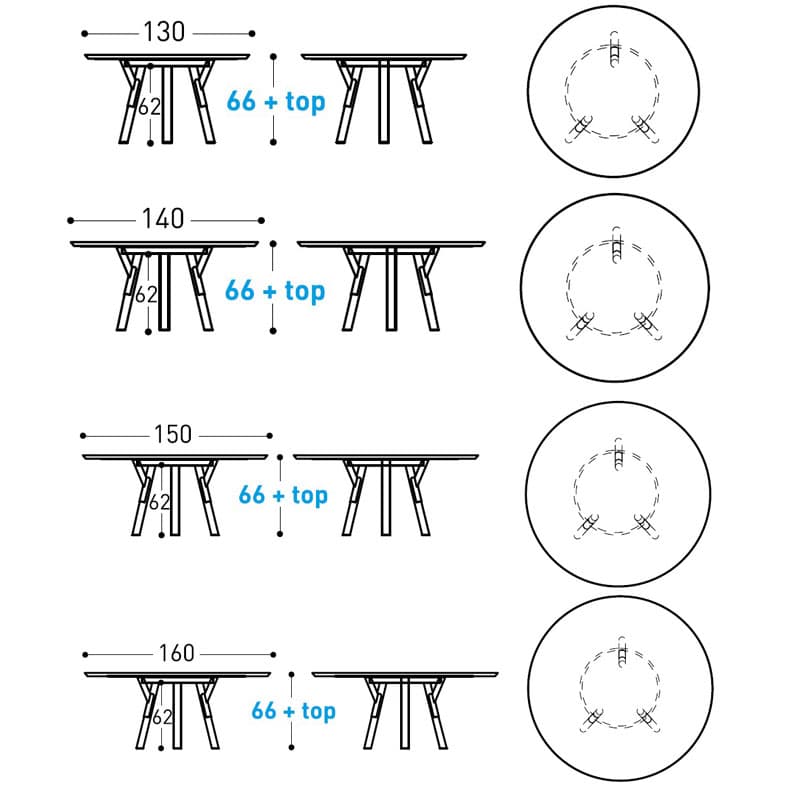 Link Low Outdoor Table by Varaschin