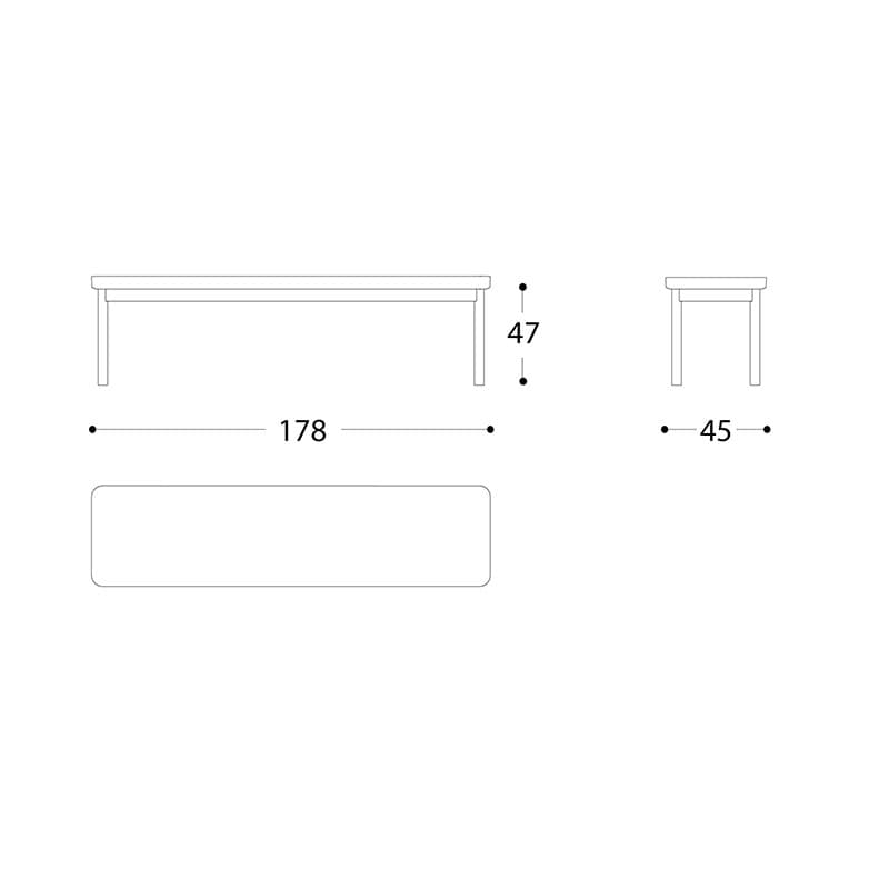 System Outdoor Bench by Varaschin