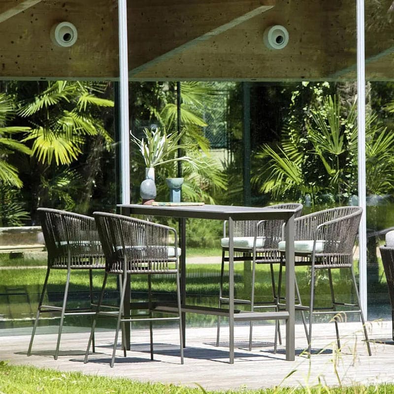 Tibidabo Outdoor Barstool by Varaschin