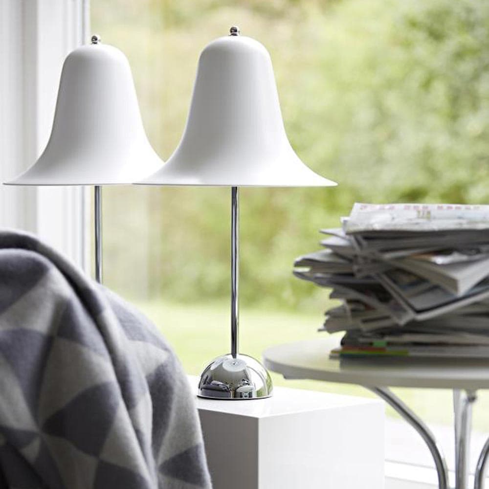 Pantop White Table Lamp by Verpan