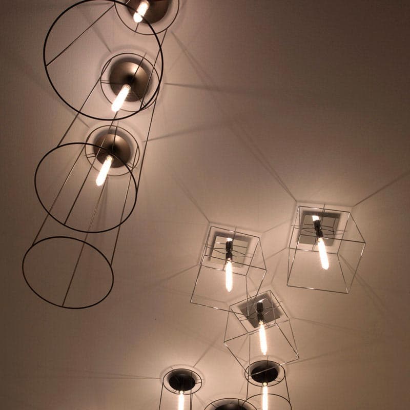 Frame Idea Ceiling Lamp by Vesoi