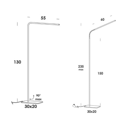 Wl 130 Floor Lamp by Vesoi