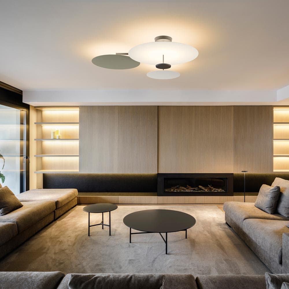 Flat Ceiling Lamp by Vibia