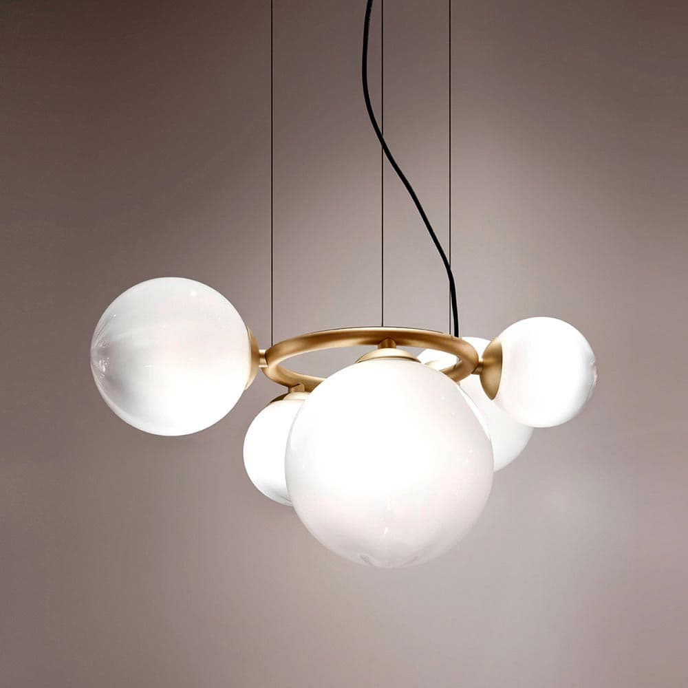 Puppet Ring Suspension Lamp by Vistosi