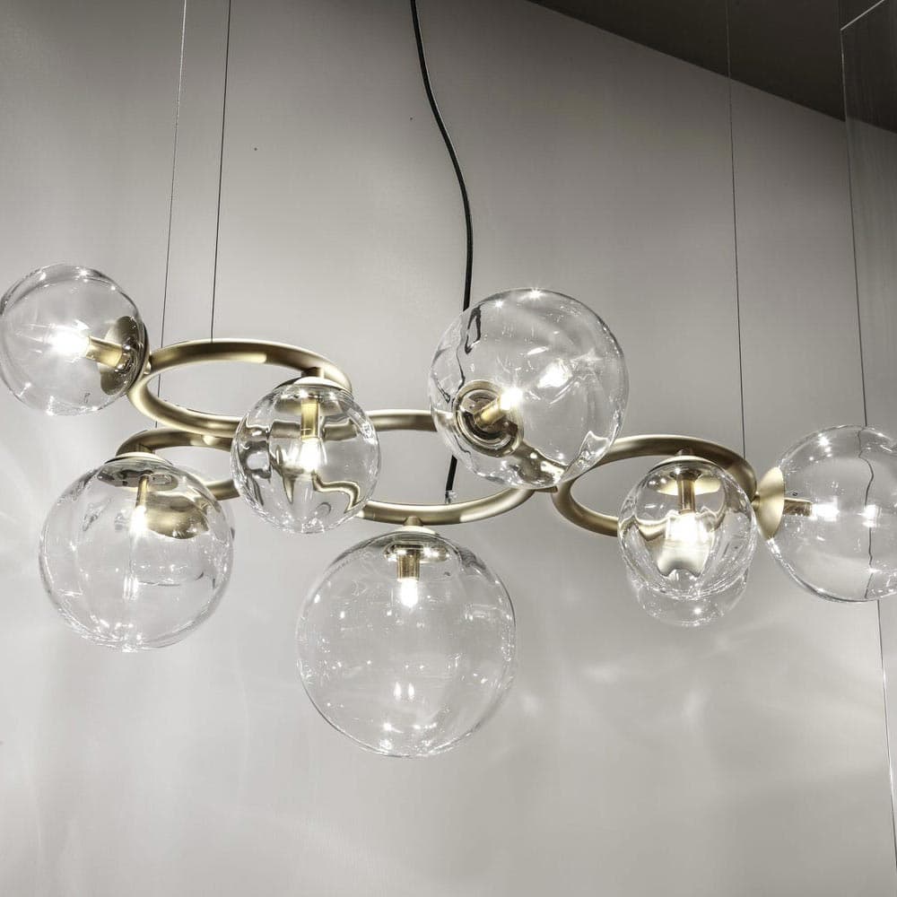 Puppet Ring Suspension Lamp by Vistosi