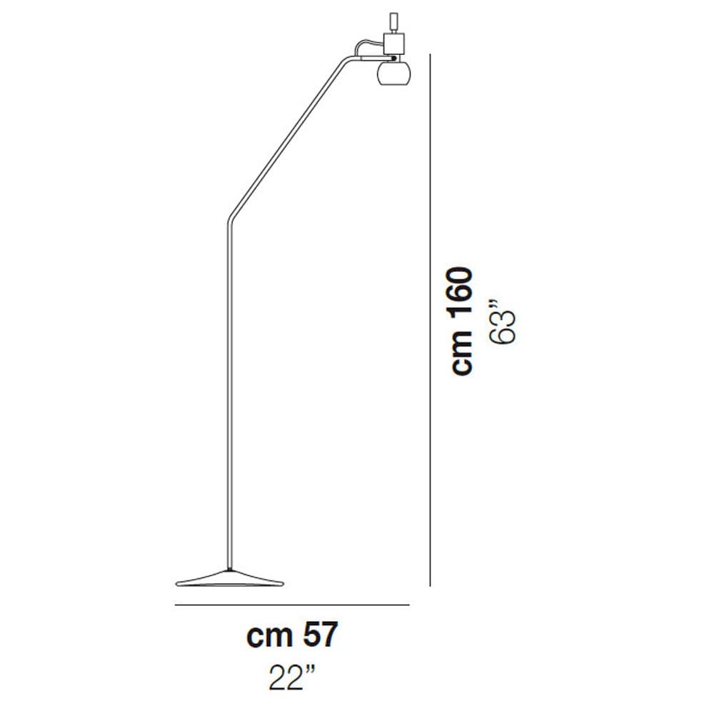 Vega Floor Lamp by Vistosi