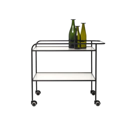 Steel Pipe Drink Bar Trolley By FCI London