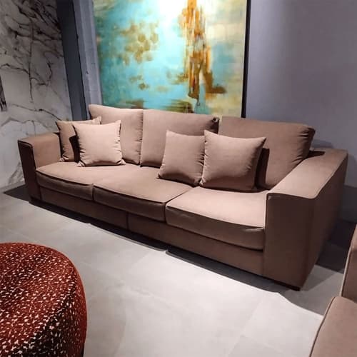 Grey Custom 3 Cushions Sofa | FCI Swift Ship