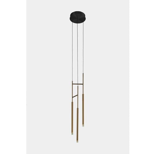 Candle Triplex Ora Satinato Pendant Lamp By FCI London