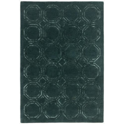 Nexus Oc02 Petrol Rug by Attic Rugs