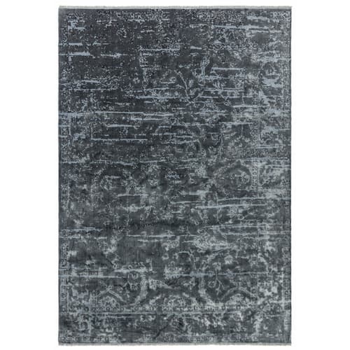 Zehraya Ze07 Charcoal Abstract Rug by Attic Rugs