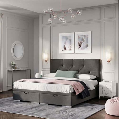 Lazio Maxi Double Bed by B and B Letti