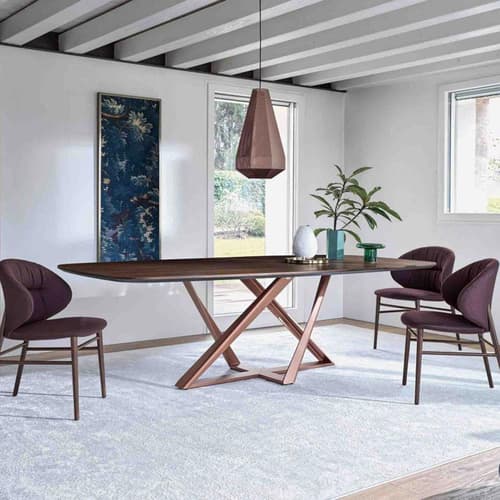 Millennium Barrel Shaped Dining Table by Bontempi