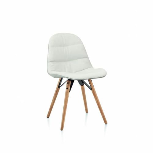 Mood Covered Dining Chair by Bontempi