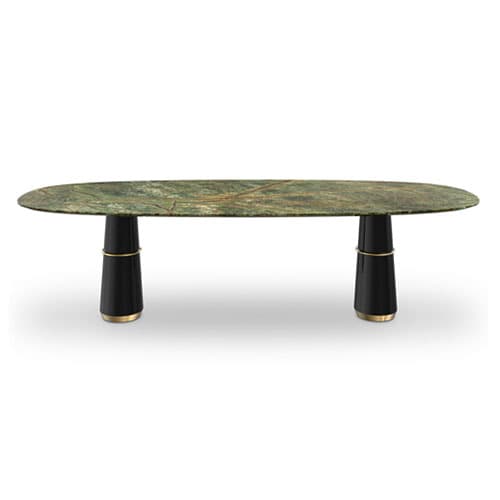 Agra Iii Dining Table by Brabbu