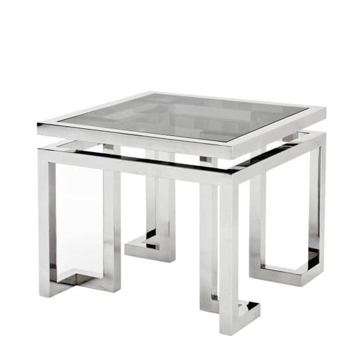 Palmer Stainless Steel Side Table by Eichholtz