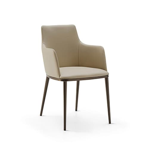 Max Metal Base Armchair By Italforma