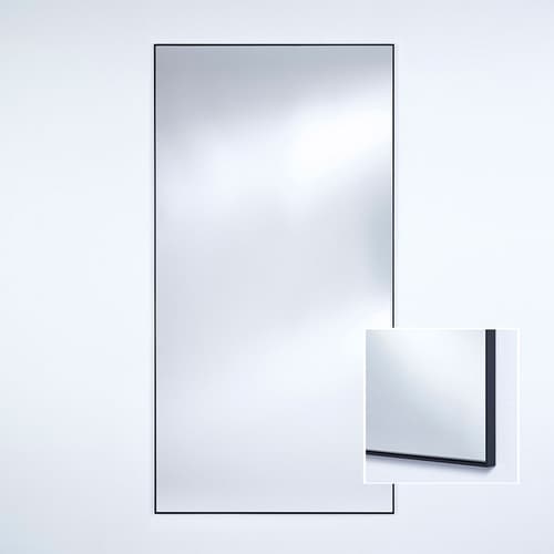 Lucka Black XXL Mirror, Quick Ship