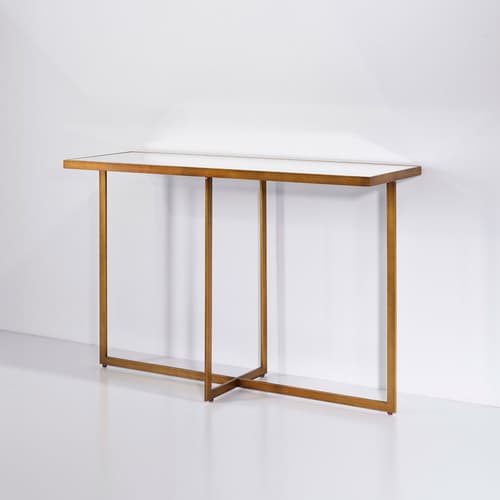 Tablo Bronze Console Table by Quick Ship