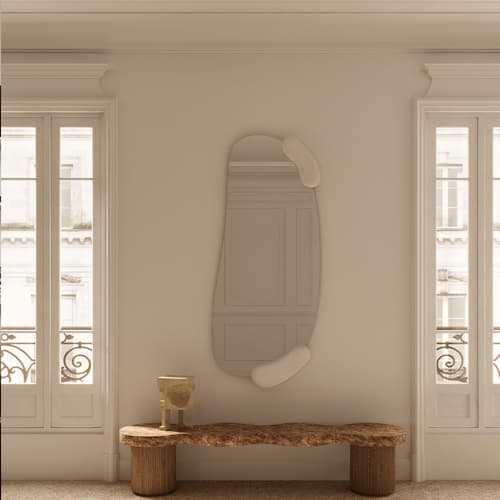 Calco White Hall Mirror By FCI London