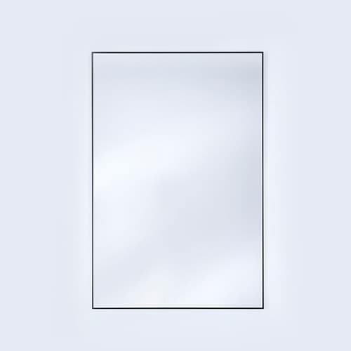 Lucka Black Small Rectangle Mirror By FCI London