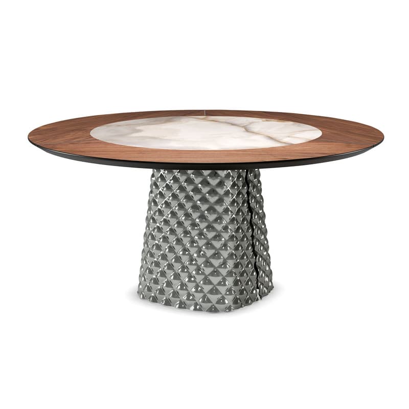 Atrium Ker-Wood Round Dining Table by Cattelan Italia