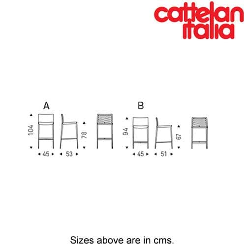 Norma Couture Bar Stool | Cattelan Italia | FCI London