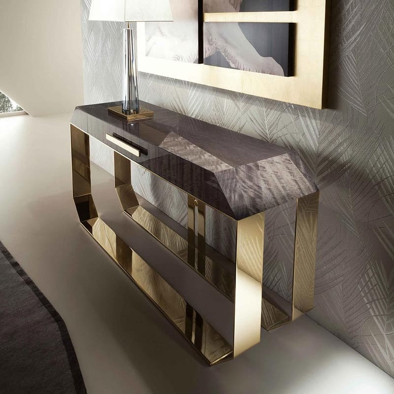Infinity Wooden Console Table by Giorgio Collection
