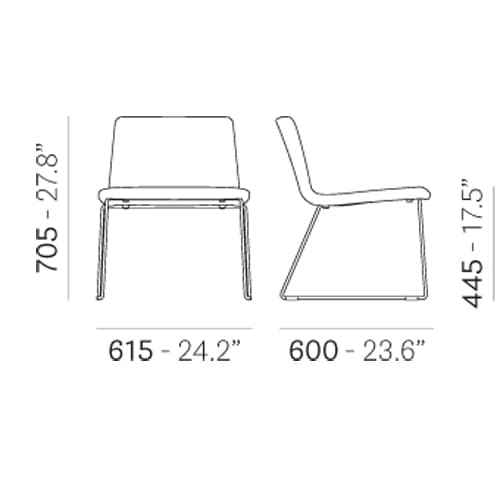 Inga 5688 Dining Chair by Pedrali