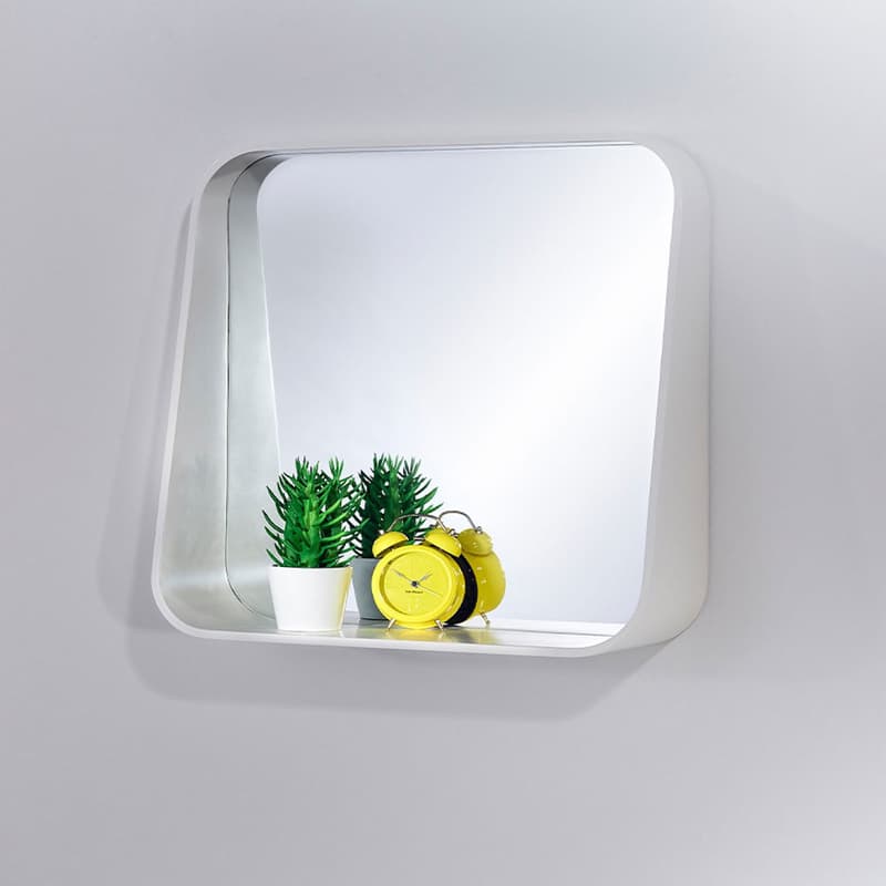 Rack White Wall Mirror By FCI London