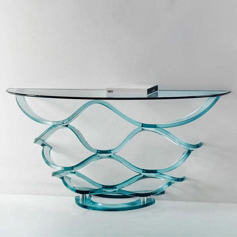 Neolithic Glass Console Table by Reflex Angelo