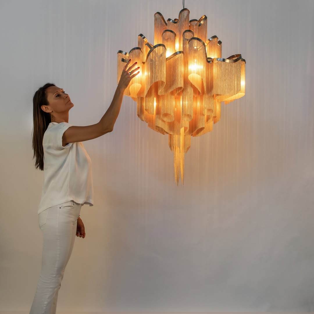 Stream chandelier product showcase