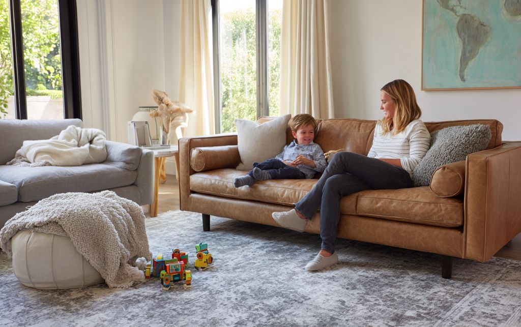 Comfortable and durable sofa for family use